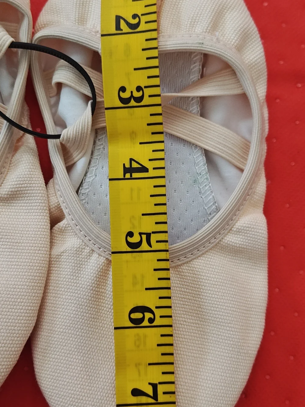 Kids Dance Slippers - Cream